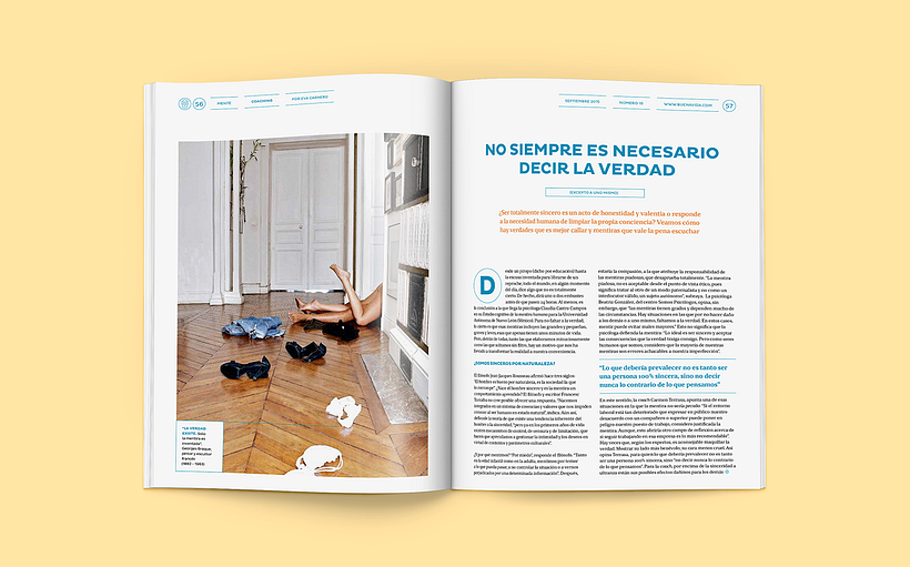 BuenaVida magazine Look & Feel  - Editorial Design