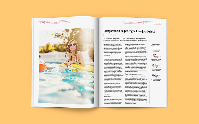 BuenaVida magazine Look & Feel  - Editorial Design