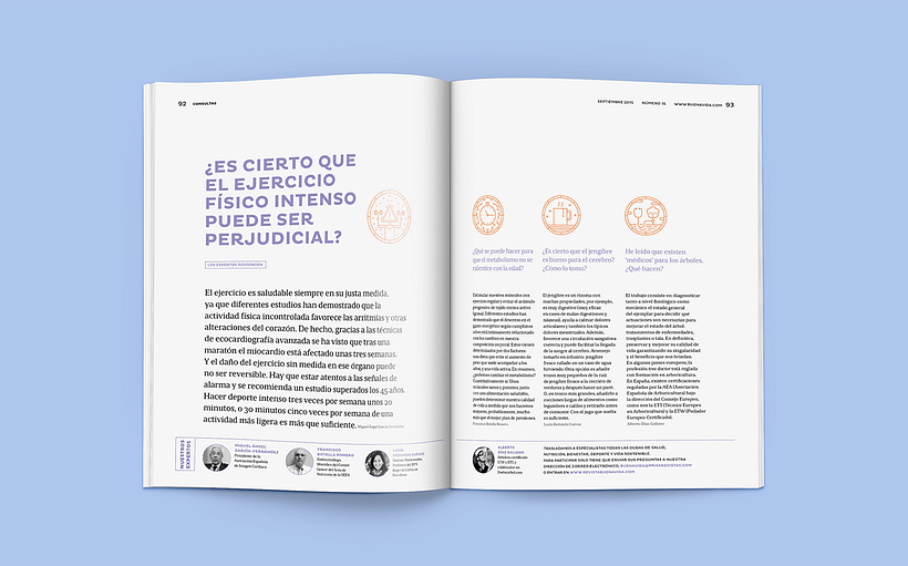 BuenaVida magazine Look & Feel  - Editorial Design