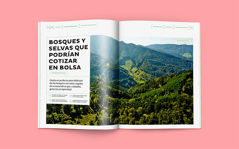BuenaVida magazine Look & Feel  - Editorial Design