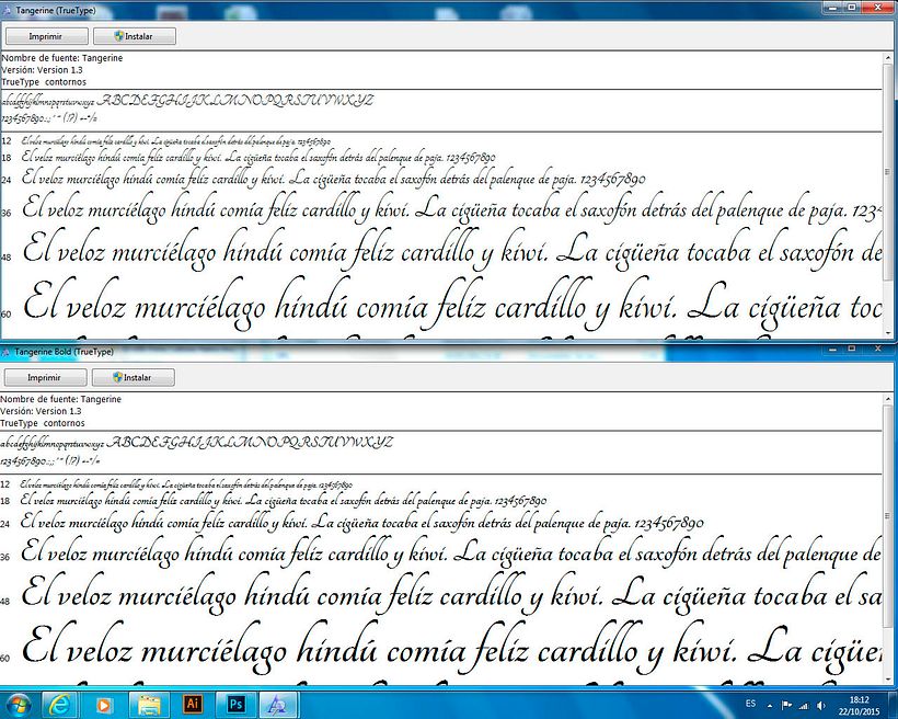 ¿Qué tipografía es? 1
