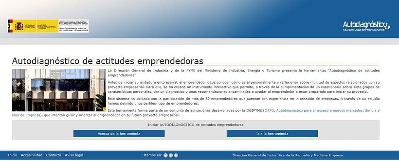 Herramienta: Autodiagnóstico - Ministerio de Industria, Energía y Turismo DGIPYME -1