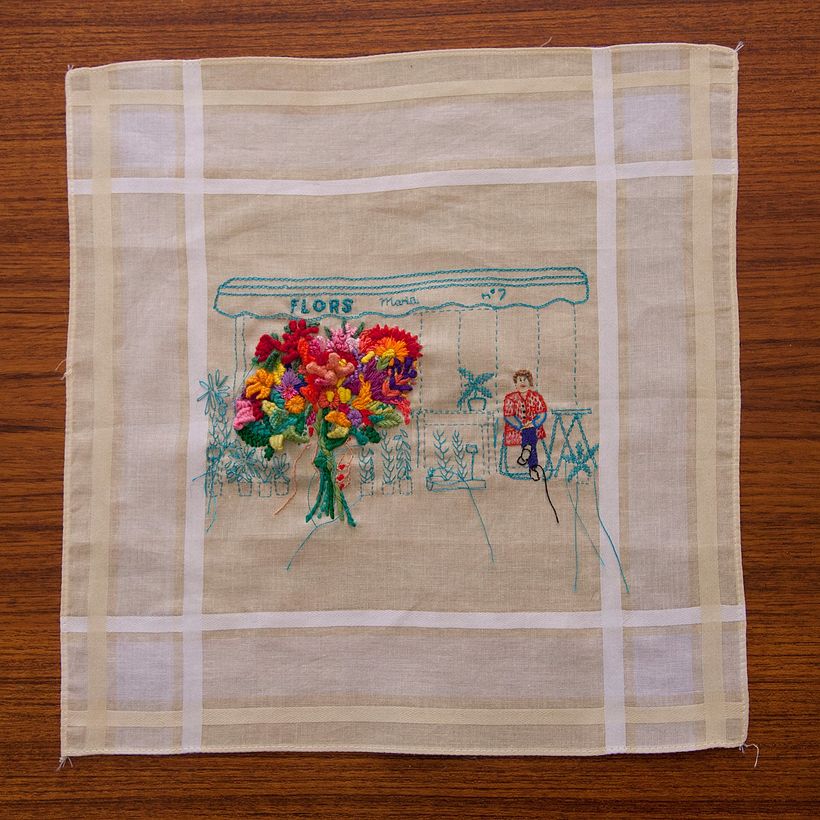 Mi ramillete de flores de las Ramblas. LeCool Barcelona 4