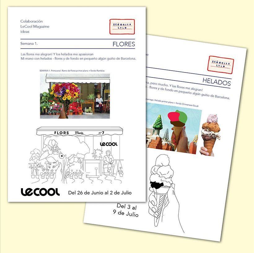 Mi ramillete de flores de las Ramblas. LeCool Barcelona 1