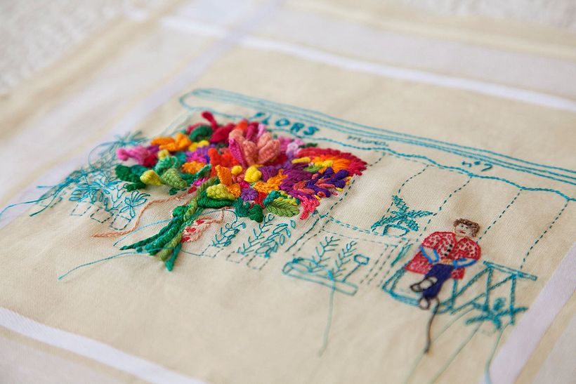 Mi ramillete de flores de las Ramblas. LeCool Barcelona 2