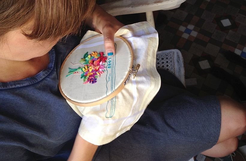 Mi ramillete de flores de las Ramblas. LeCool Barcelona 6