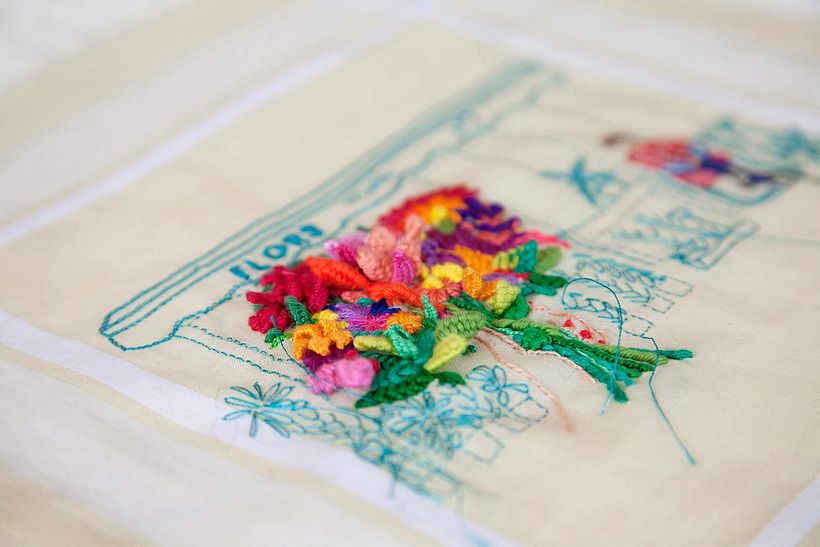 Mi ramillete de flores de las Ramblas. LeCool Barcelona 13