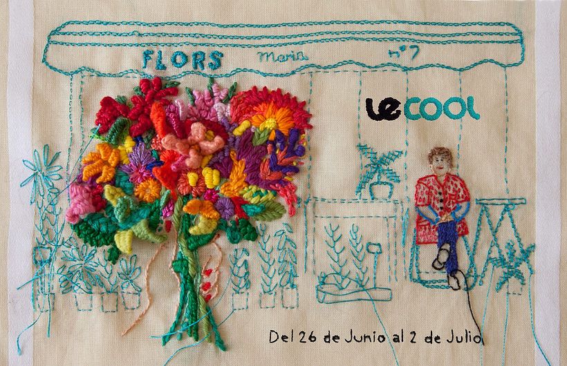 Mi ramillete de flores de las Ramblas. LeCool Barcelona 0