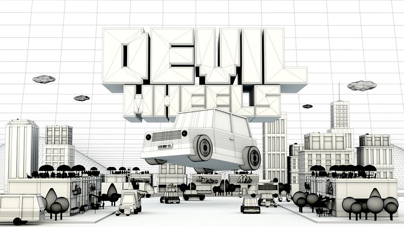 Devil Wheels - Gráfica para Curso Diseño y programación de videojuegos  2