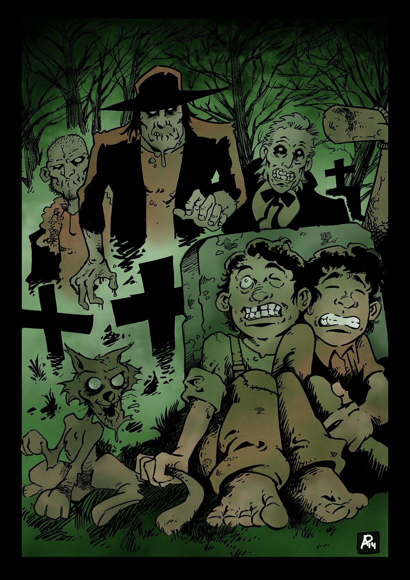 Tom Sawyer with zombies -1