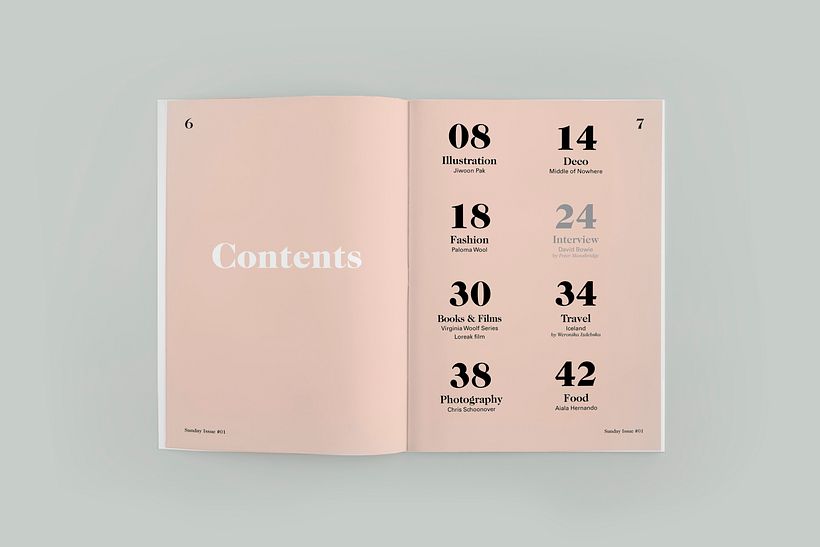 Sunday Mag | Editorial Design 2