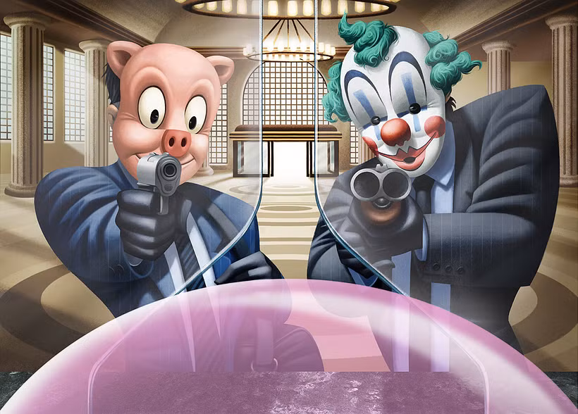 Bubble Gum campaña - Traditional illustration