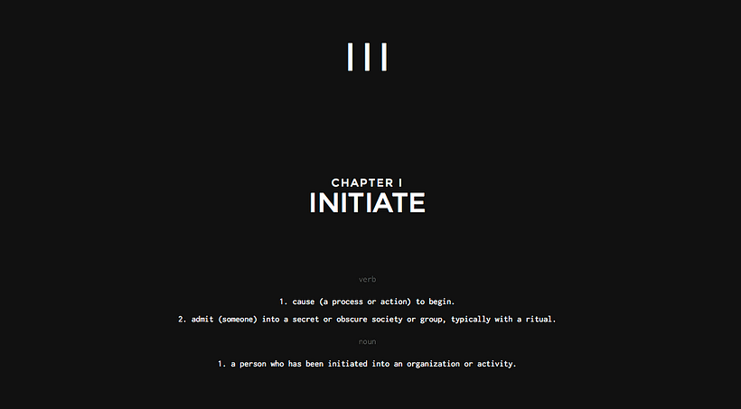 The Archillect – Chapter I "INITIATE" 1