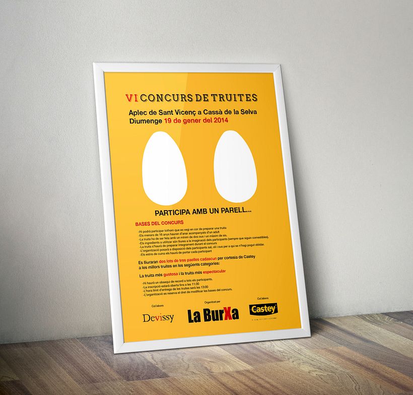 Cartel para concurso de tortillas 1