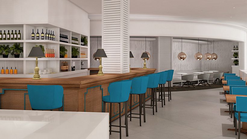 Renders Interiores Hotel Bahía. Santander 0