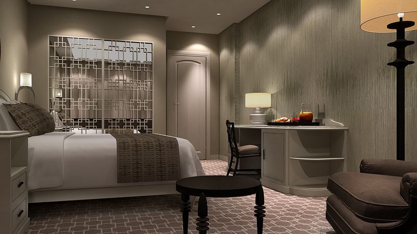 Renders Interiores Hotel Bahía. Santander 5