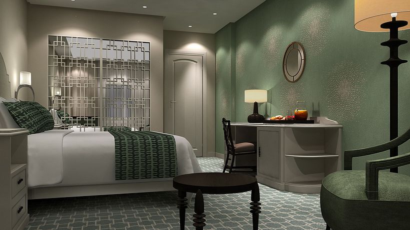Renders Interiores Hotel Bahía. Santander 7