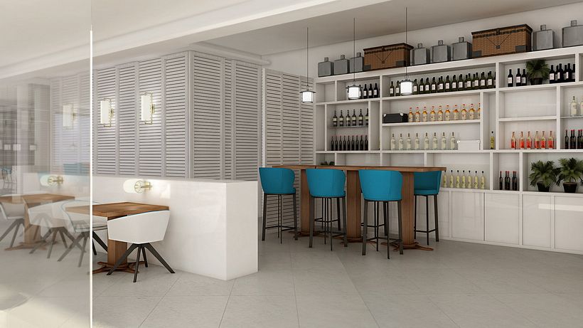 Renders Interiores Hotel Bahía. Santander 10