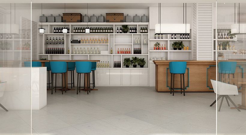 Renders Interiores Hotel Bahía. Santander 8