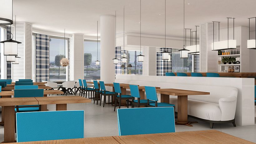 Renders Interiores Hotel Bahía. Santander 11