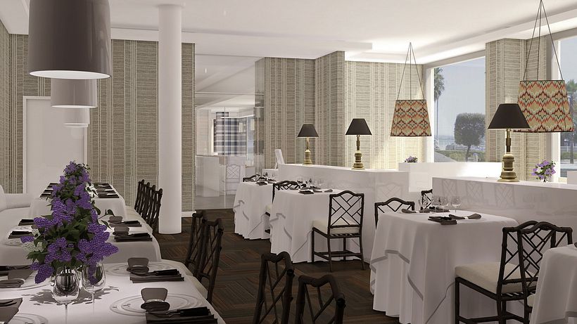 Renders Interiores Hotel Bahía. Santander 17