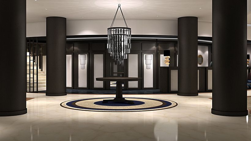 Renders Interiores Hotel Bahía. Santander 14