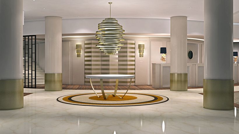 Renders Interiores Hotel Bahía. Santander 13