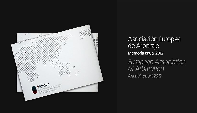 Annual report 2012 - AEADE - Design graphique