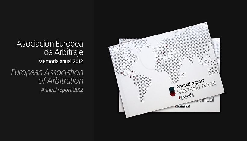 Annual report 2012 - AEADE - Design graphique