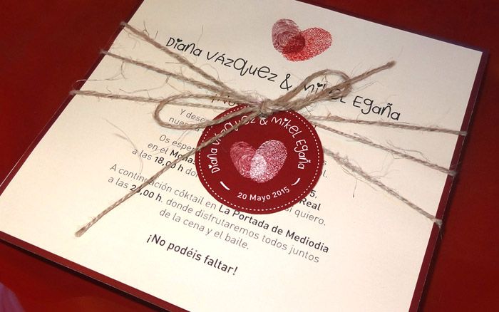 Invitación de boda Diana y Mikel -1
