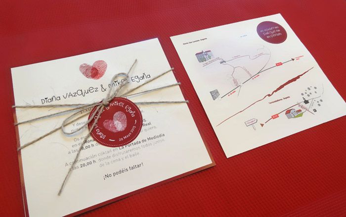 Invitación de boda Diana y Mikel 0