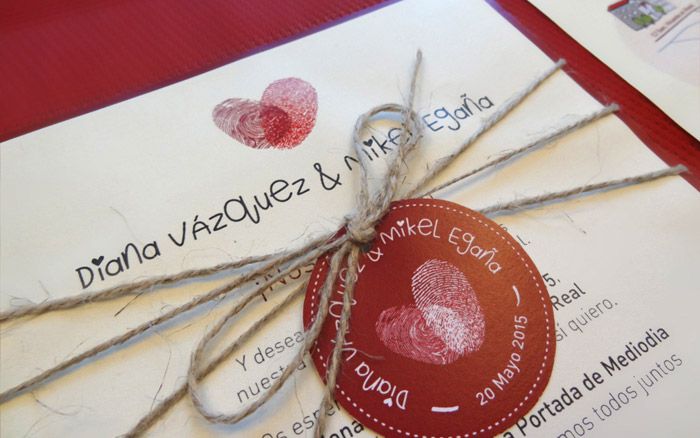 Invitación de boda Diana y Mikel 1