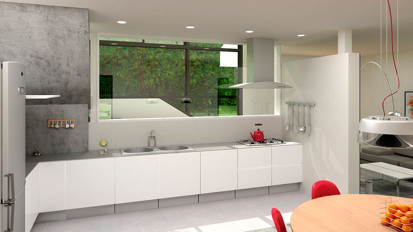 3D Render - Vivienda unifamiliar 0