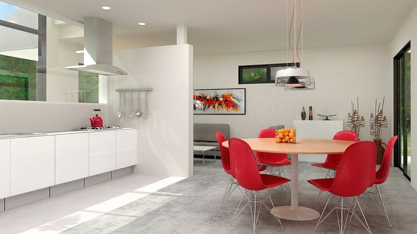 3D Render - Vivienda unifamiliar 2