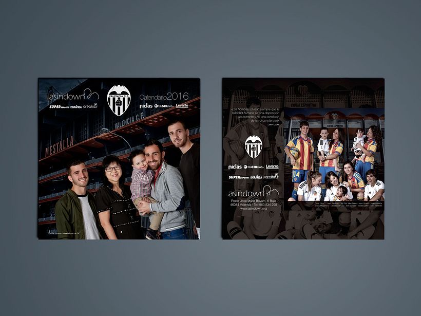 Calendario Asindown Valencia cf 2016 6