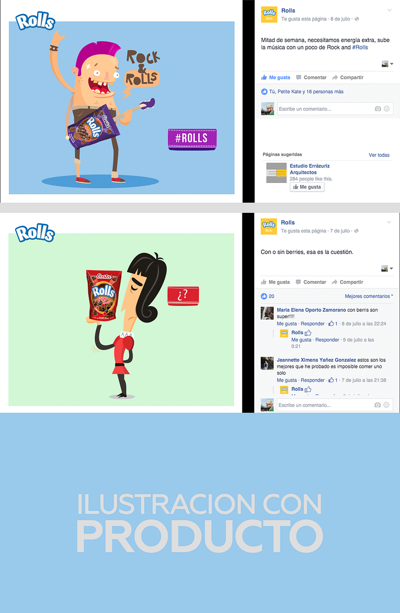 Post para Rolls (Ilustraciones con empaque) -1