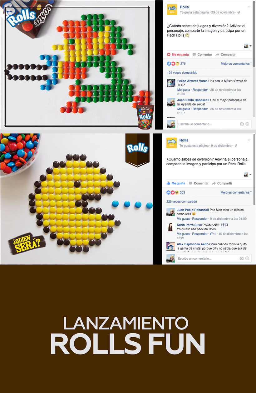 Lanzamiento de  nuevo producto "Rolls Fun" (Foto de producto y composición) -1