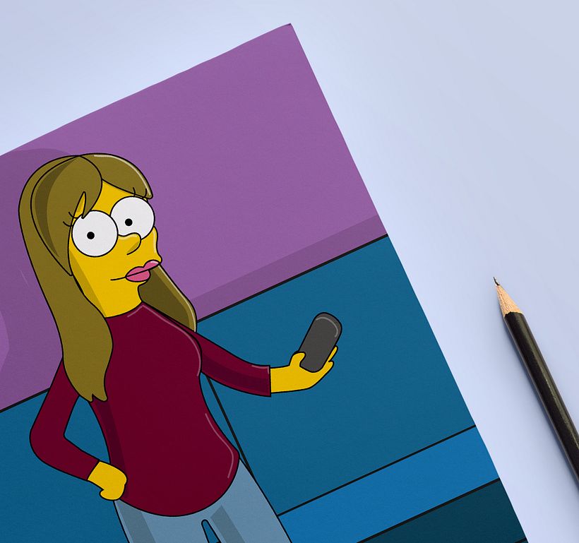 Autorretrato Simpsonizado Digital 1