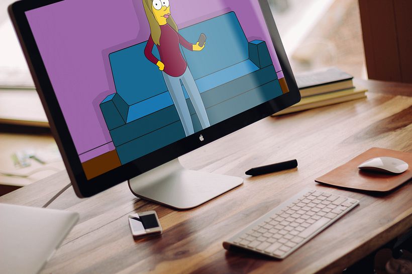 Autorretrato Simpsonizado Digital 3