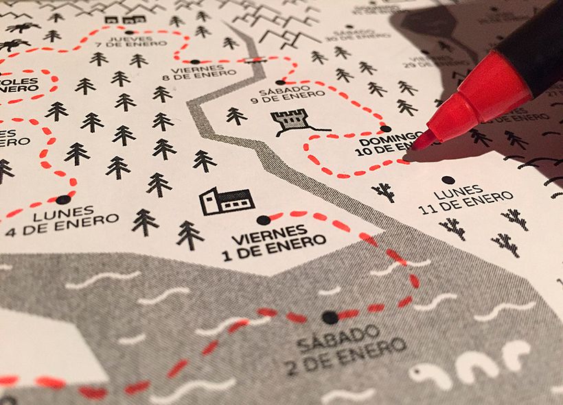 Calendario "La Gran Aventura de 2016" 2