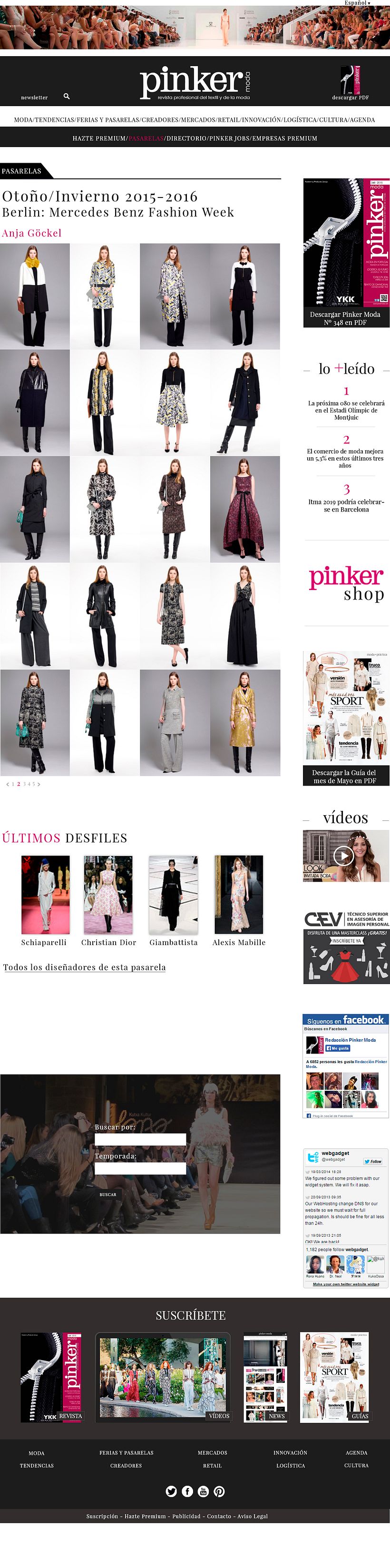 WEB LAYOUT - Pinker moda 2