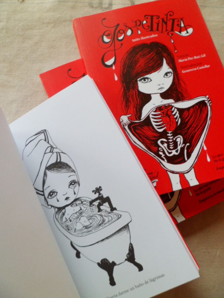Libro ilustrado:  “ Ojos de Tinta”   3
