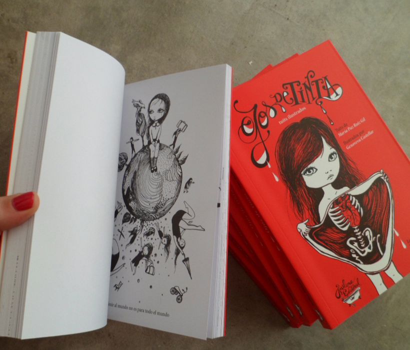 Libro ilustrado:  “ Ojos de Tinta”   4
