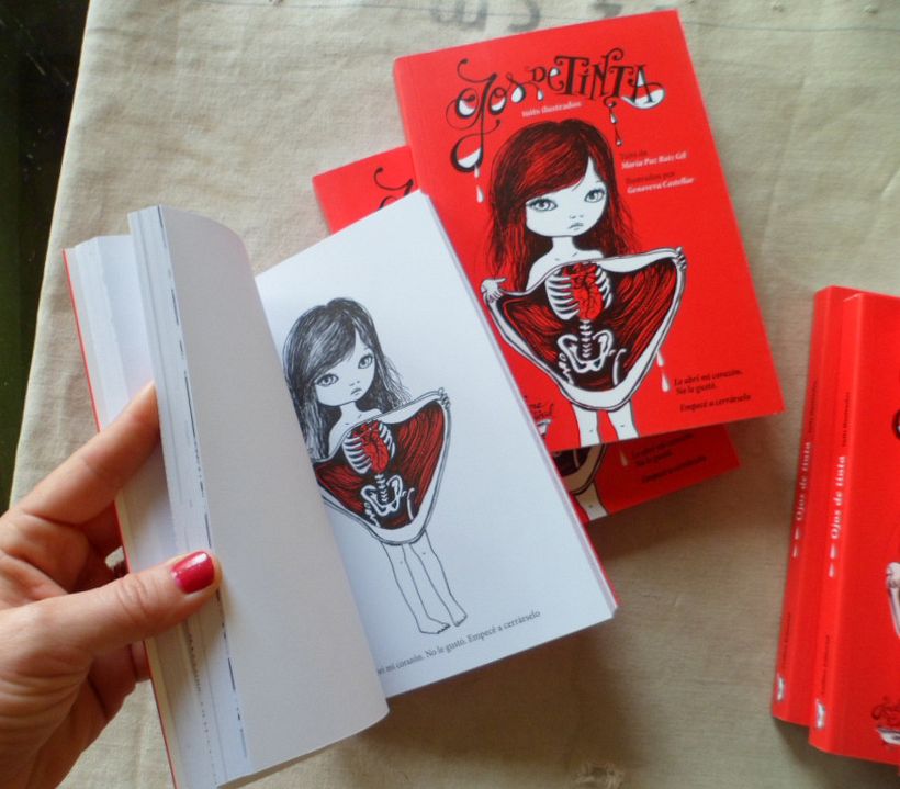 Libro ilustrado:  “ Ojos de Tinta”   5