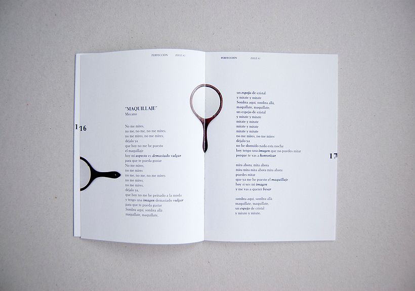 Perfección - revista temática - Dirección de arte