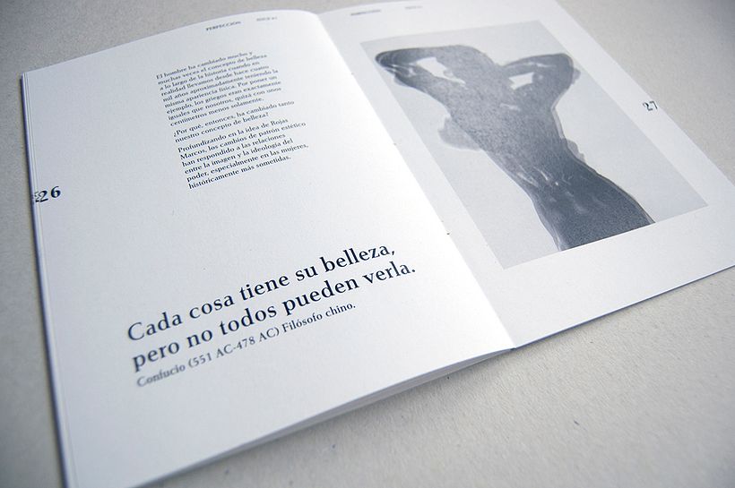 Perfección - revista temática - Dirección de arte
