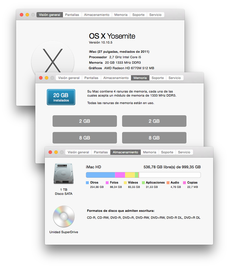 Vendo iMac 27'' Mid 2011 1