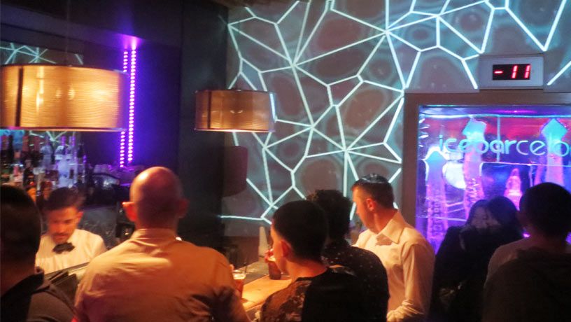 Ice Bar Barcelona, Videomapping 0