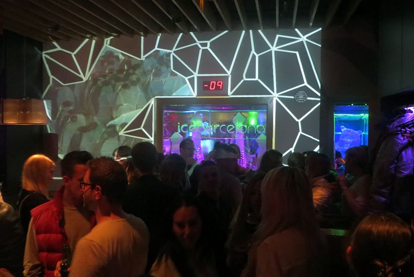 Ice Bar Barcelona, Videomapping 1