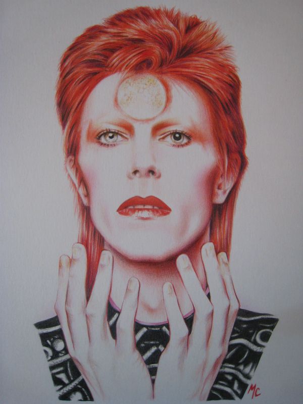 Ilustraciones tributo a David Bowie 1